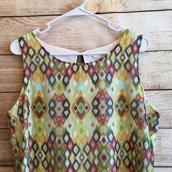 TULLE BRAND TOP IN GEOMETRIC PRINT‎ - Picture 2 of 6